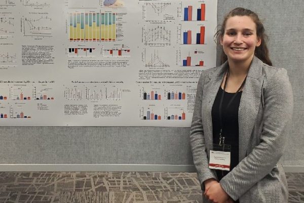 Courtney's poster at CPS, 2022