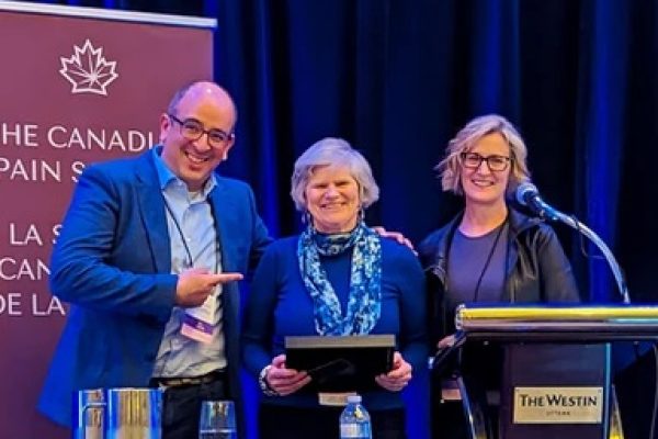 Lesley wins the PWLE leadership award